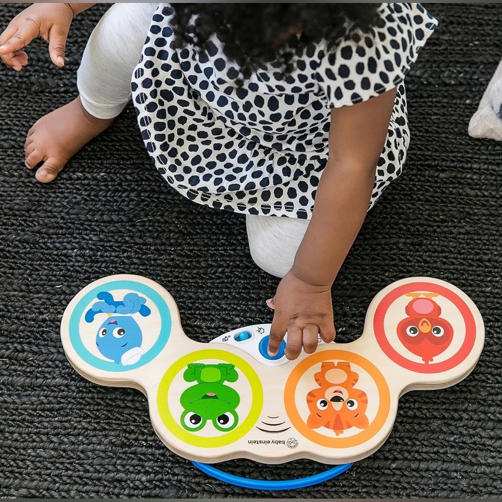 NWOB Baby Einstein Magic Touch Wooden Drum Musical Toy